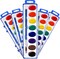Watercolor Paint Set Bulk,5 Pack,8 Colors Watercolors Paint with Paintbrush.Washable Watercolor Paint Set Kids for Parties,Birthday Party Favor,valentines for kids classroom.